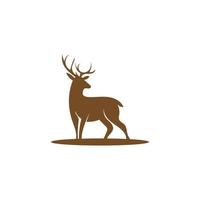 Deer icon logo design illustration template vector