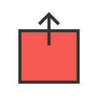 Launch Filled Line Icon vector