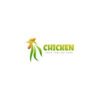 Rooster logo design icon illustration vector