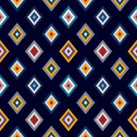 Abstract geometric motif ethnic seamless pattern design. Aztec fabric carpet mandala ornaments textile decorations wallpaper. Tribal boho native ethnic turkey traditional embroidery vector background