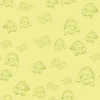 vector turtle hand drawing pattern