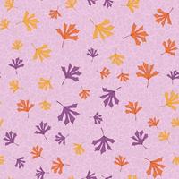 vector abstract leaf pattern set