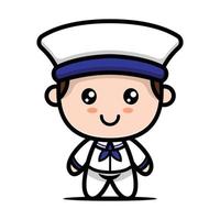 Cute kid with job Occupation vector