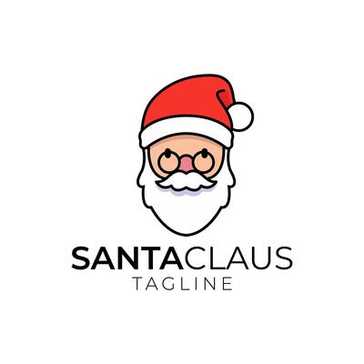 Santa logo template