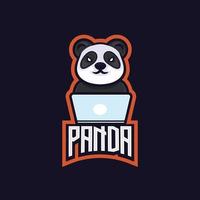 Panda esport logo badge