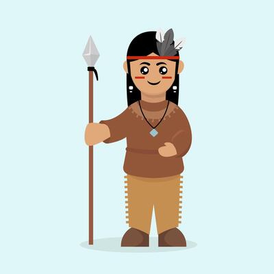 Native american Indian mascot