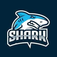 Shark esport logo vector