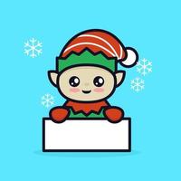 Cute Christmas Mascot vector