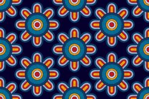 Abstract geometric motif ethnic seamless pattern design. Aztec fabric carpet mandala ornaments textile decorations wallpaper. Tribal boho native ethnic turkey traditional embroidery vector background