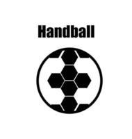 Handball Ball Icon Illustration vector