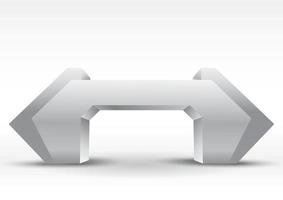 3d gate entrance exhibition vector editable with modern style on isolated background