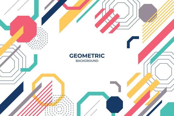 Abstract Geometric Background