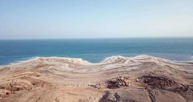 salzige küste des toten meeres, israel video