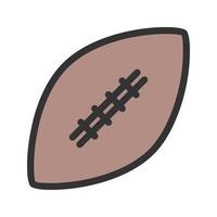 Football II Filled Line Icon vector