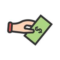 Payment I Filled Line Icon vector