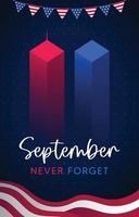 9.11 Patriot Day vector