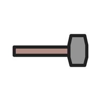 Mallet Filled Line Icon
