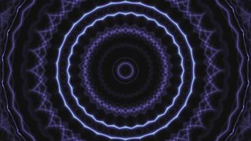 Circular colorful glow fast motion tunnel pattern video