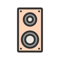 Speakers Filled Line Icon vector