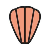 Madeleines Filled Line Icon vector