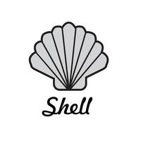 sea shell icon vector design