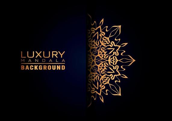 Luxury ornamental mandala logo background, arabesque style.