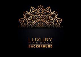 Luxury ornamental mandala logo background, arabesque style. vector