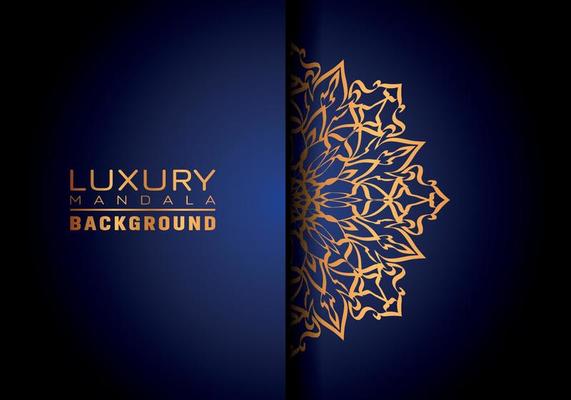 Luxury ornamental mandala logo background, arabesque style.