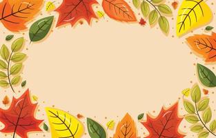 Fall Floral Element Background Concept vector