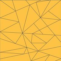 Abstract geometric background with triangular shapes in orange color. vector