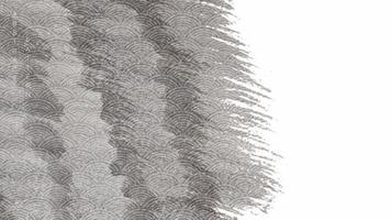 fondo de arte abstracto con vector de textura de acuarela negra. banner de pintura de trazo de pincel.