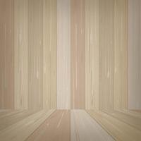 Empty wooden room space for background. Vector. vector