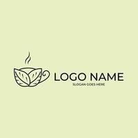 Ethnic Tea Cafe Logo Concept vector