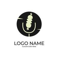 Sausage Restaurant Logo vector