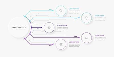 Vector Infographic label design template with icons and 5 options or steps. Can be used for process diagram, presentations, workflow layout, banner, flow chart, info graph.