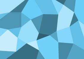 Abstract blue gradient color polygon pattern background vector