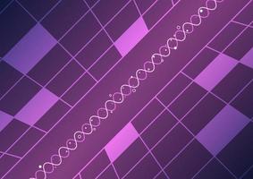 fondo de perspectiva de tecnología digital en color púrpura vector