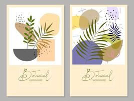 A set of floral,flowers,leaves,plant vector illustration background.