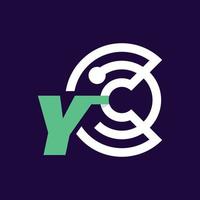 Alphabet Y Crypto Logo vector