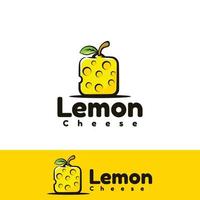 ilustración de arte de queso de limón vector