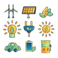 Green Technology Icon vector