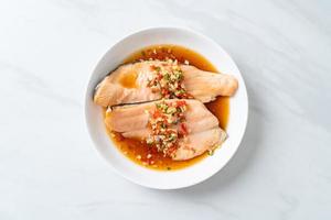 Poached Trout with Yuzu Ponzu Sauce photo