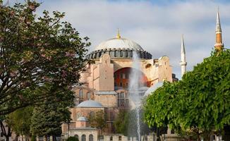 museo hagia sophia en sultanahmet, estambul, turquía foto