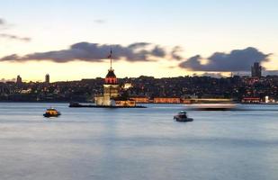 Maidens Tower in Istanbul, Turkey photo