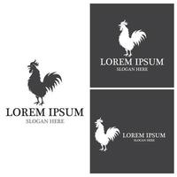 Rooster Logo Template vector