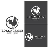 Rooster Logo Template vector