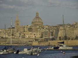 la ciudad de valetta en la isla de malta foto