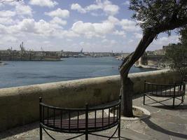 la ciudad de valetta en la isla de malta foto