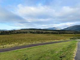 una vista de las tierras altas escocesas al norte de ben nevis foto