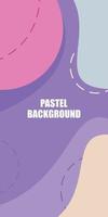 background with space, Abstract, social media promotion banner, web, advertisement, minimalist, pastel color vector